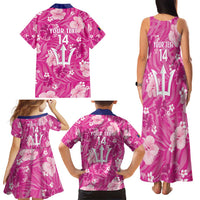 Custom Barbados Royals Cricket Family Matching Tank Maxi Dress and Hawaiian Shirt 2025 Go Tridents Tropical Style - Wonder Print Shop