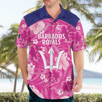 Custom Barbados Royals Cricket Hawaiian Shirt 2025 Go Tridents Tropical Style - Wonder Print Shop