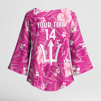 Custom Barbados Royals Cricket Kimono Sleeve Blouse 2025 Go Tridents Tropical Style - Wonder Print Shop