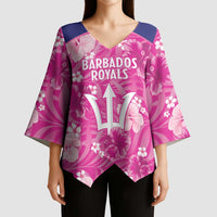 Custom Barbados Royals Cricket Kimono Sleeve Blouse 2025 Go Tridents Tropical Style - Wonder Print Shop