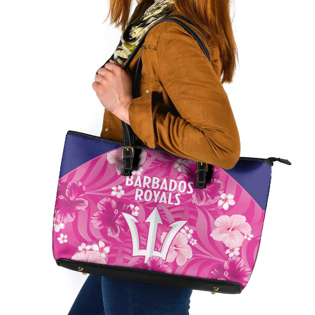 Barbados Royals Cricket Leather Tote Bag 2025 Go Tridents Tropical Style - Wonder Print Shop