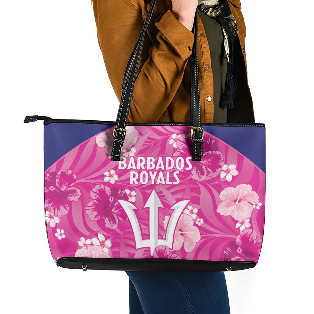 Barbados Royals Cricket Leather Tote Bag 2025 Go Tridents Tropical Style - Wonder Print Shop
