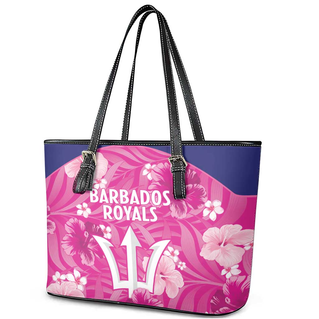 Barbados Royals Cricket Leather Tote Bag 2025 Go Tridents Tropical Style - Wonder Print Shop