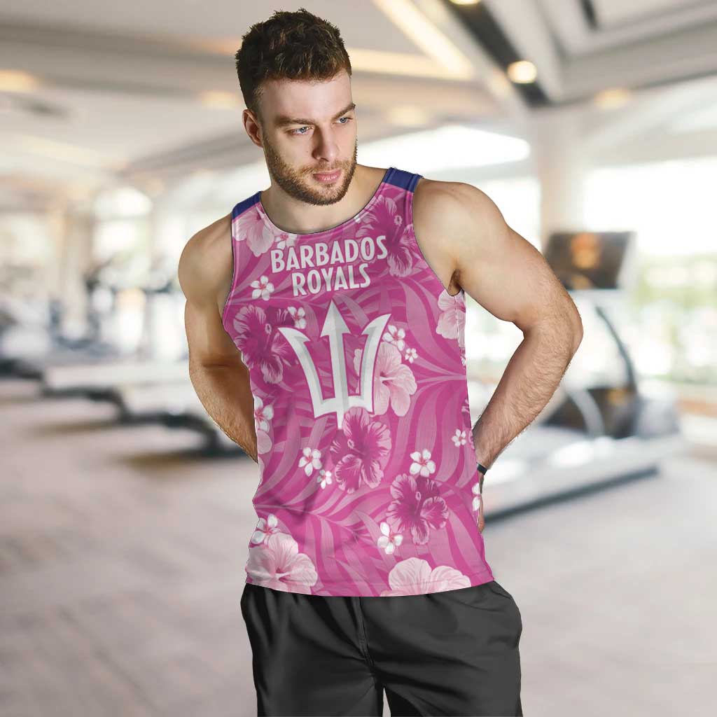 Custom Barbados Royals Cricket Men Tank Top 2025 Go Tridents Tropical Style - Wonder Print Shop