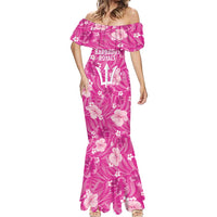 Custom Barbados Royals Cricket Mermaid Dress 2025 Go Tridents Tropical Style - Wonder Print Shop