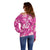 Custom Barbados Royals Cricket Off Shoulder Sweater 2025 Go Tridents Tropical Style - Wonder Print Shop