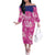 Custom Barbados Royals Cricket Off The Shoulder Long Sleeve Dress 2025 Go Tridents Tropical Style - Wonder Print Shop