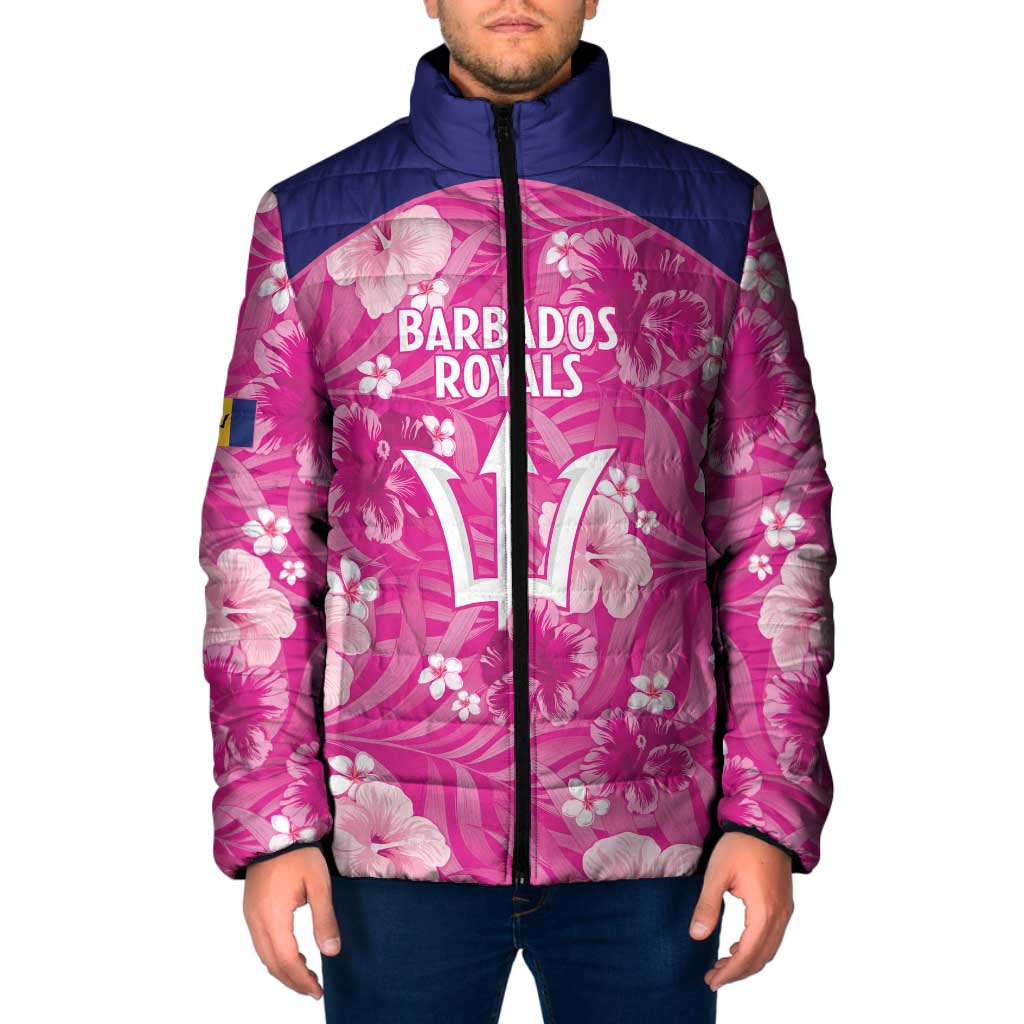 Custom Barbados Royals Cricket Padded Jacket 2025 Go Tridents Tropical Style - Wonder Print Shop