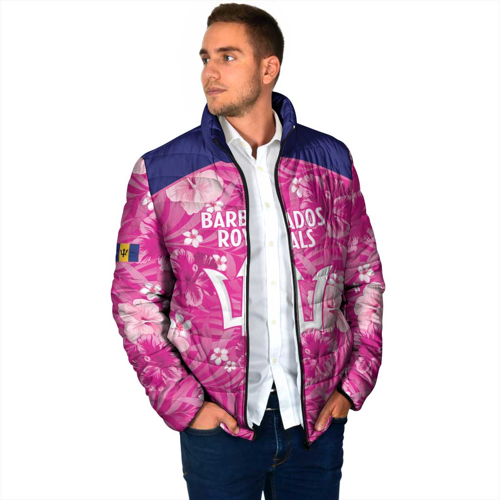 Custom Barbados Royals Cricket Padded Jacket 2025 Go Tridents Tropical Style - Wonder Print Shop