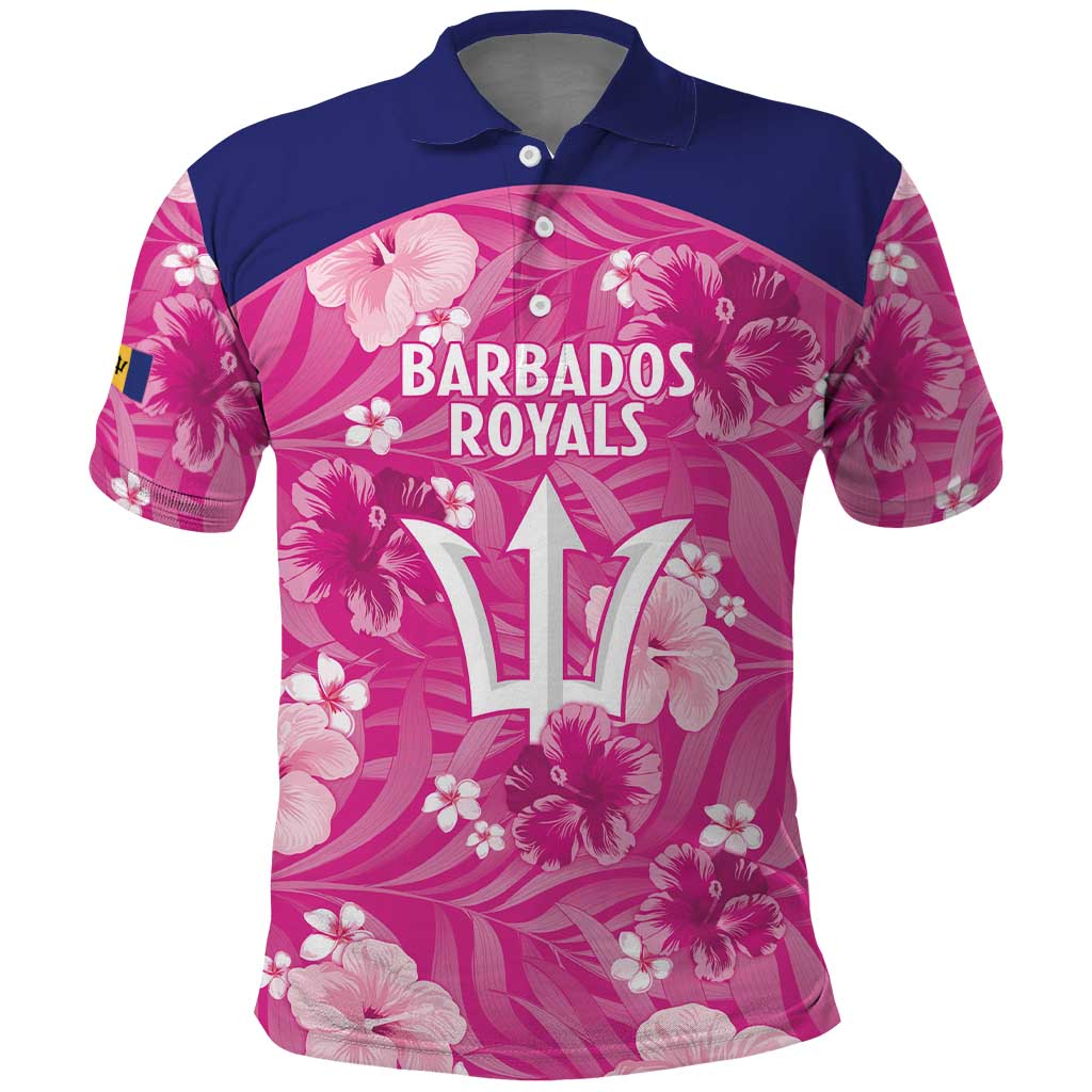 Custom Barbados Royals Cricket Polo Shirt 2025 Go Tridents Tropical Style - Wonder Print Shop