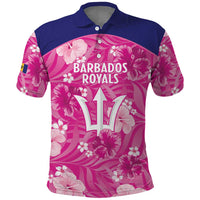 Custom Barbados Royals Cricket Polo Shirt 2025 Go Tridents Tropical Style - Wonder Print Shop