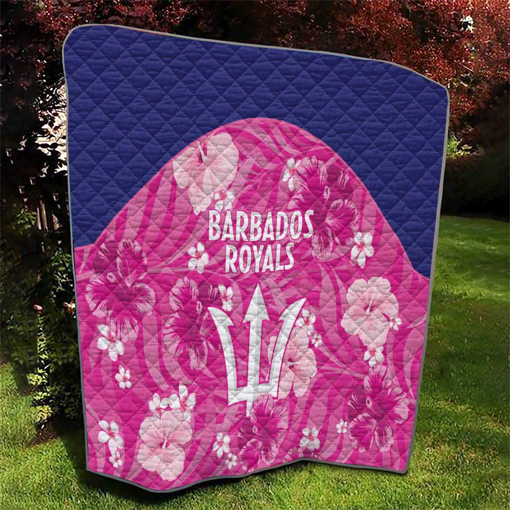 Barbados Royals Cricket Quilt 2025 Go Tridents Tropical Style - Wonder Print Shop