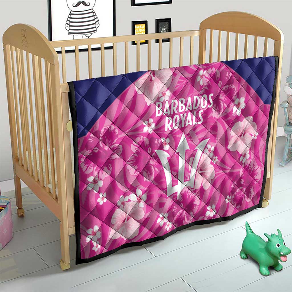 Barbados Royals Cricket Quilt 2025 Go Tridents Tropical Style - Wonder Print Shop