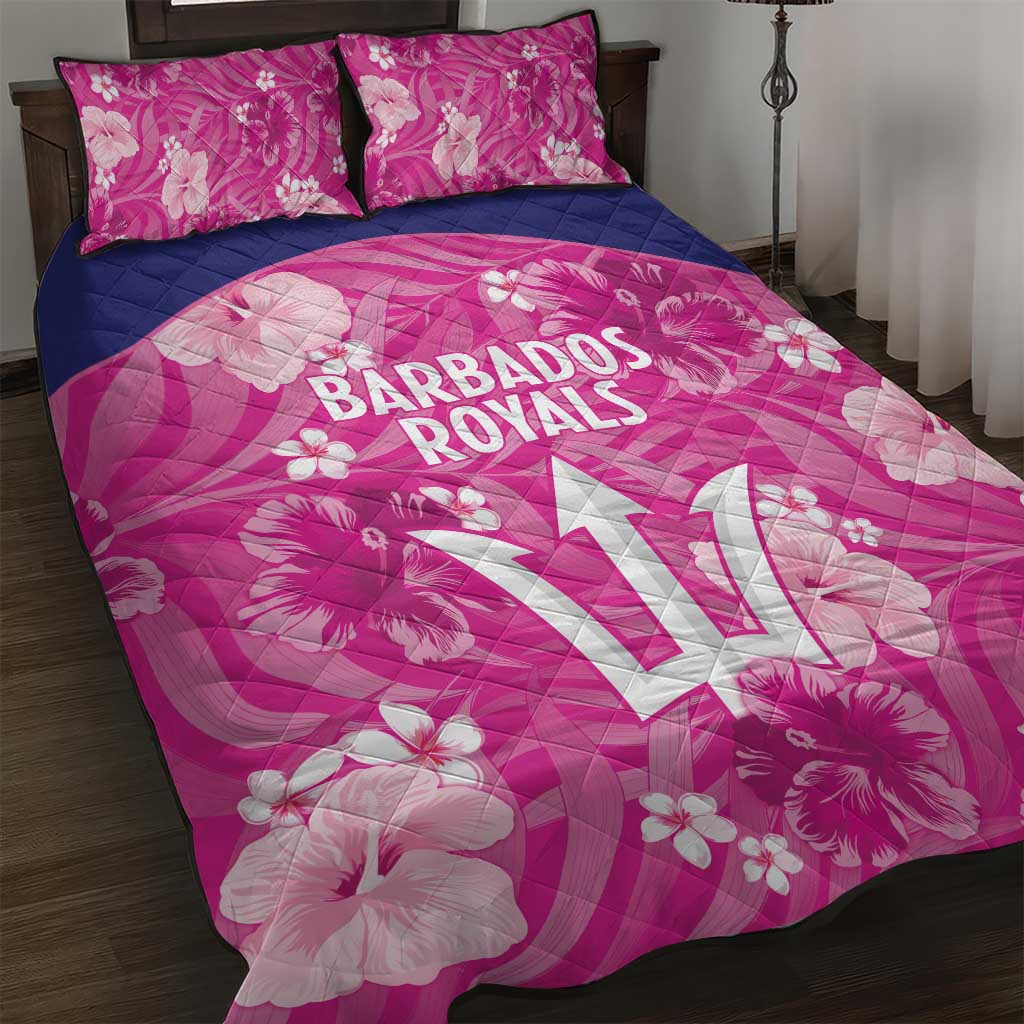 Barbados Royals Cricket Quilt Bed Set 2025 Go Tridents Tropical Style - Wonder Print Shop