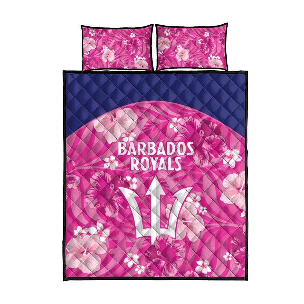 Barbados Royals Cricket Quilt Bed Set 2025 Go Tridents Tropical Style - Wonder Print Shop