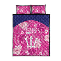 Barbados Royals Cricket Quilt Bed Set 2025 Go Tridents Tropical Style - Wonder Print Shop