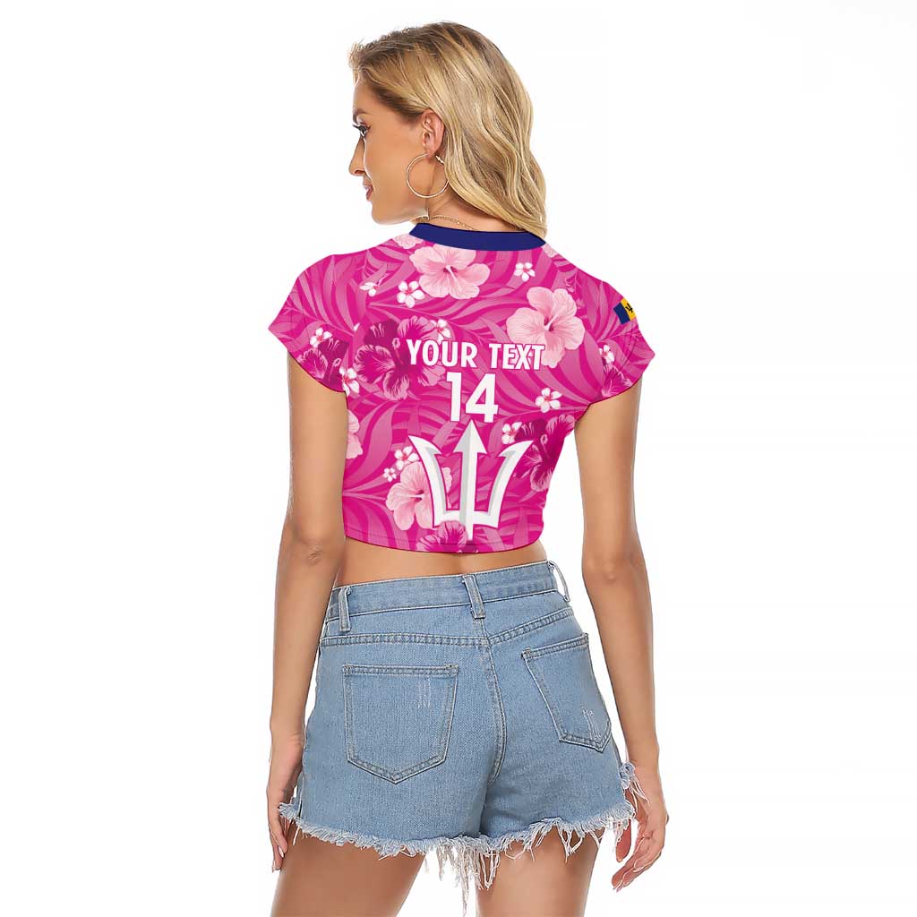 Custom Barbados Royals Cricket Raglan Cropped T Shirt 2025 Go Tridents Tropical Style - Wonder Print Shop