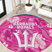 Barbados Royals Cricket Round Carpet 2025 Go Tridents Tropical Style - Wonder Print Shop
