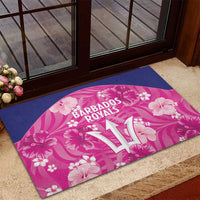 Barbados Royals Cricket Rubber Doormat 2025 Go Tridents Tropical Style - Wonder Print Shop
