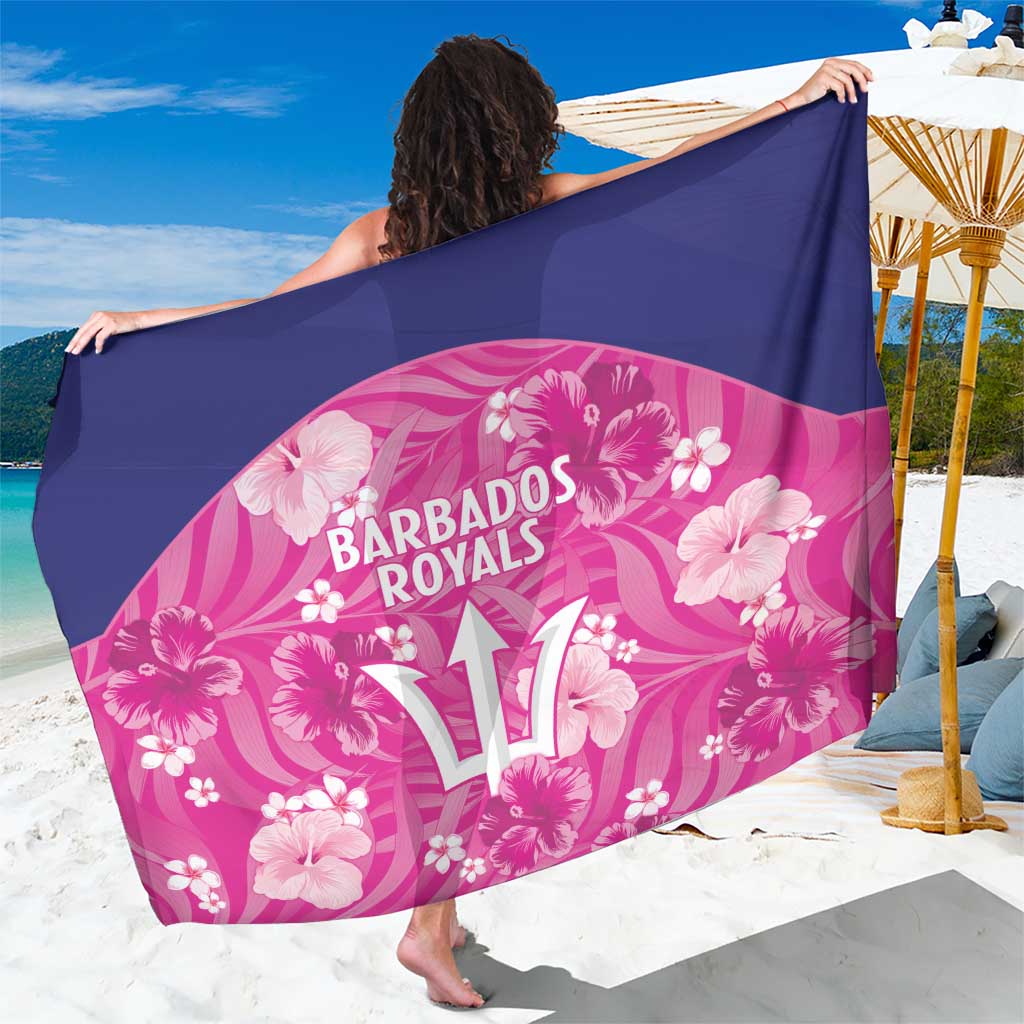 Barbados Royals Cricket Sarong 2025 Go Tridents Tropical Style - Wonder Print Shop