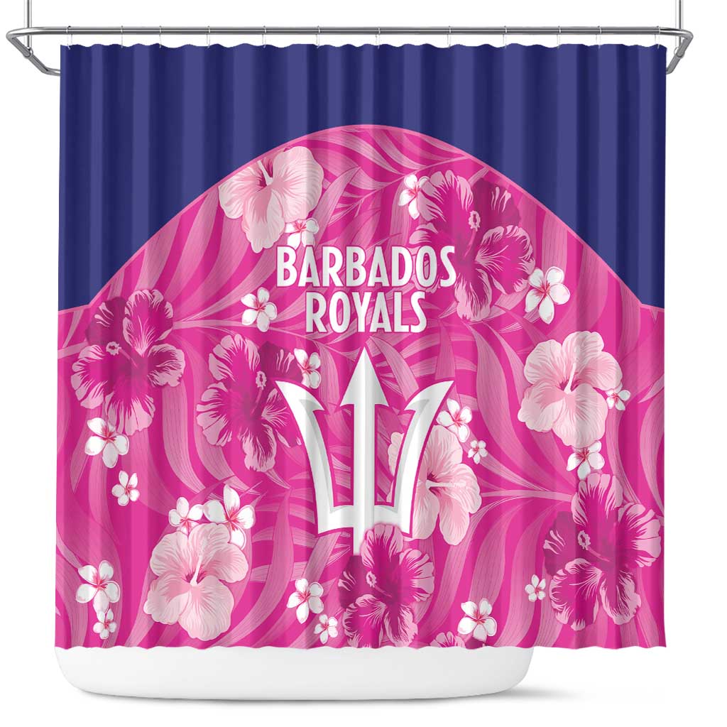 Barbados Royals Cricket Shower Curtain 2025 Go Tridents Tropical Style - Wonder Print Shop