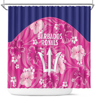 Barbados Royals Cricket Shower Curtain 2025 Go Tridents Tropical Style - Wonder Print Shop