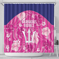 Barbados Royals Cricket Shower Curtain 2025 Go Tridents Tropical Style - Wonder Print Shop