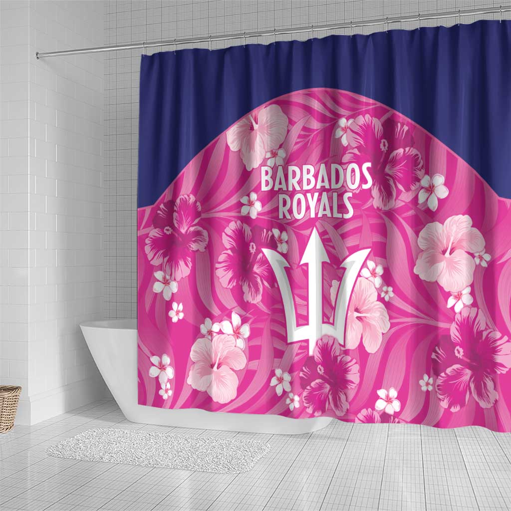 Barbados Royals Cricket Shower Curtain 2025 Go Tridents Tropical Style - Wonder Print Shop