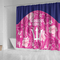 Barbados Royals Cricket Shower Curtain 2025 Go Tridents Tropical Style - Wonder Print Shop