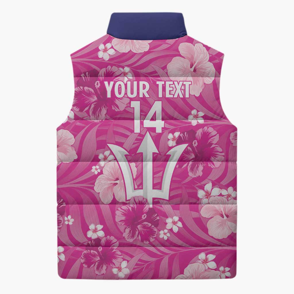 Custom Barbados Royals Cricket Sleeveless Puffer Jacket 2025 Go Tridents Tropical Style - Wonder Print Shop