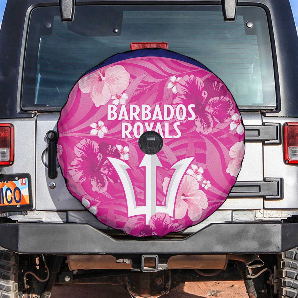 Barbados Royals Cricket Spare Tire Cover 2025 Go Tridents Tropical Style - Wonder Print Shop