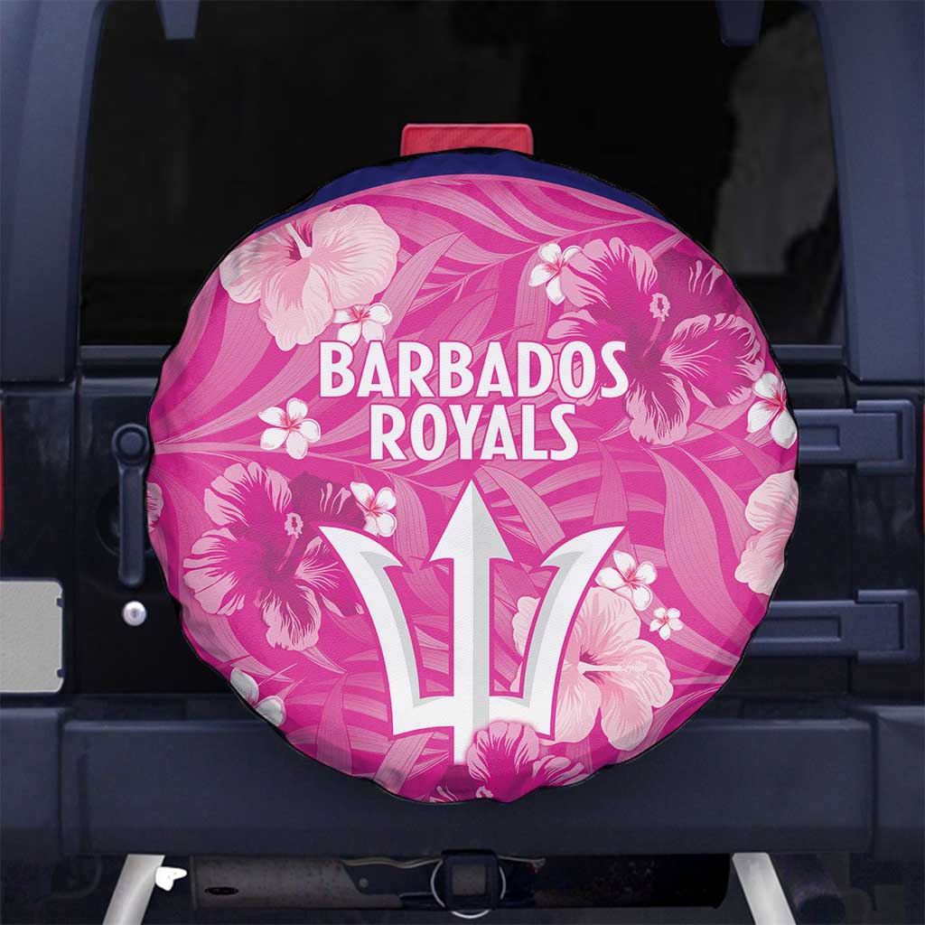 Barbados Royals Cricket Spare Tire Cover 2025 Go Tridents Tropical Style - Wonder Print Shop