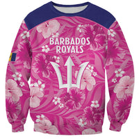 Custom Barbados Royals Cricket Sweatshirt 2025 Go Tridents Tropical Style - Wonder Print Shop