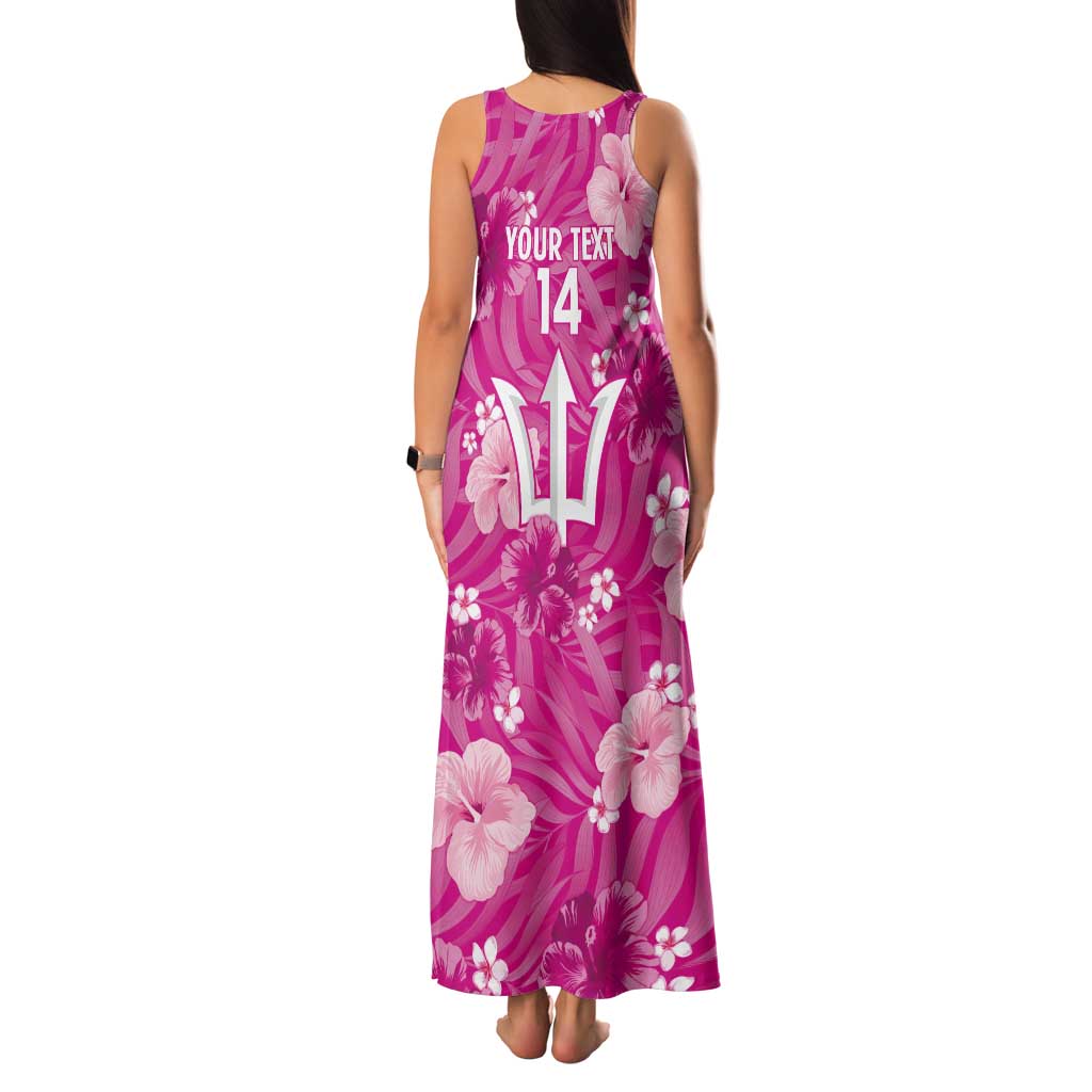 Custom Barbados Royals Cricket Tank Maxi Dress 2025 Go Tridents Tropical Style - Wonder Print Shop