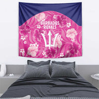 Barbados Royals Cricket Tapestry 2025 Go Tridents Tropical Style - Wonder Print Shop