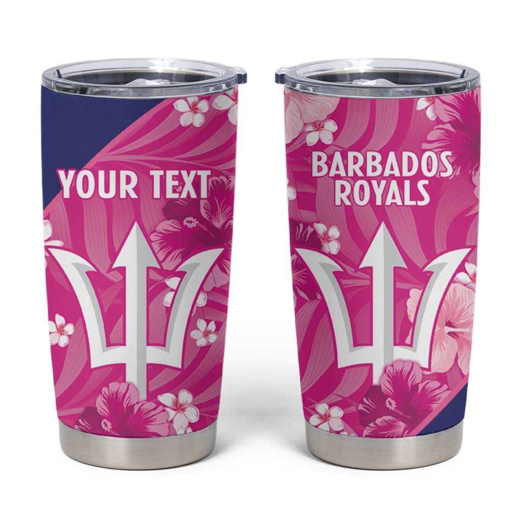 Custom Barbados Royals Cricket Tumbler Cup 2025 Go Tridents Tropical Style - Wonder Print Shop