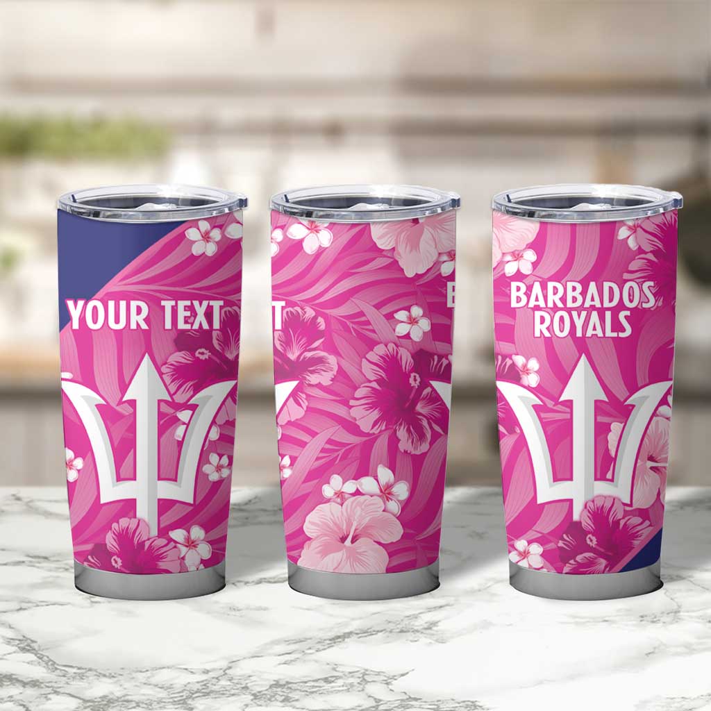 Custom Barbados Royals Cricket Tumbler Cup 2025 Go Tridents Tropical Style - Wonder Print Shop