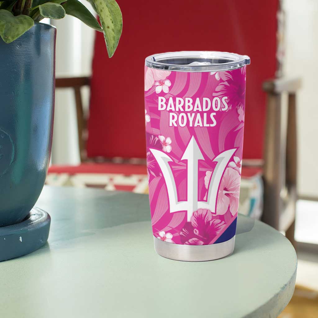 Custom Barbados Royals Cricket Tumbler Cup 2025 Go Tridents Tropical Style - Wonder Print Shop