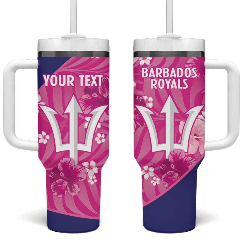 Custom Barbados Royals Cricket Tumbler With Handle 2025 Go Tridents Tropical Style - Wonder Print Shop