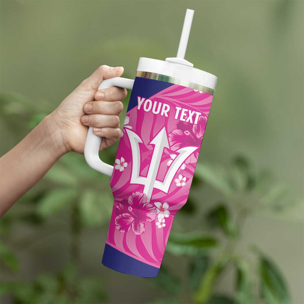 Custom Barbados Royals Cricket Tumbler With Handle 2025 Go Tridents Tropical Style - Wonder Print Shop