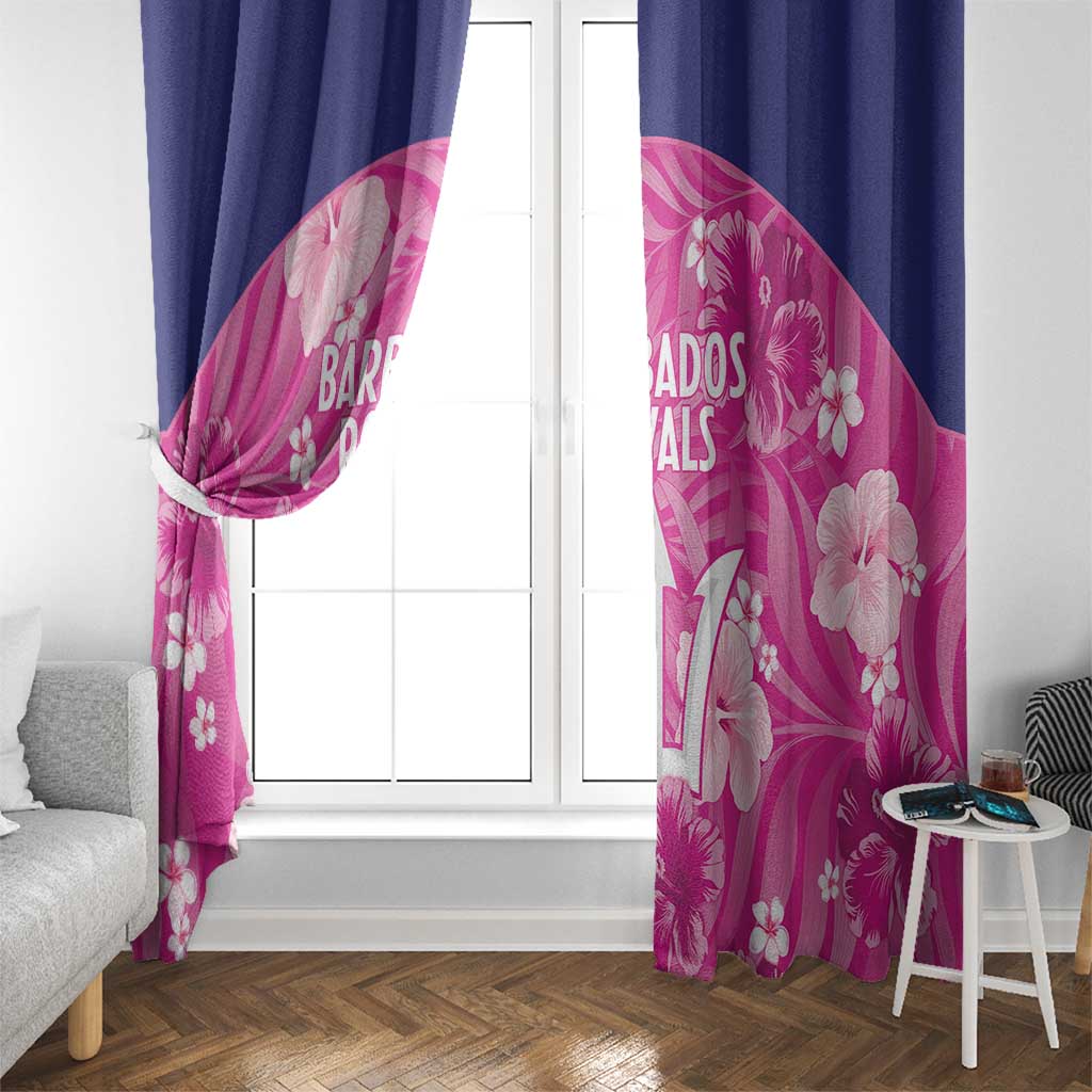 Barbados Royals Cricket Window Curtain 2025 Go Tridents Tropical Style - Wonder Print Shop