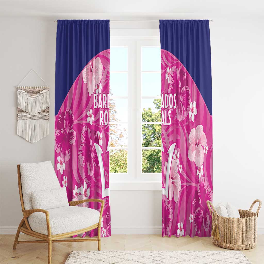 Barbados Royals Cricket Window Curtain 2025 Go Tridents Tropical Style - Wonder Print Shop