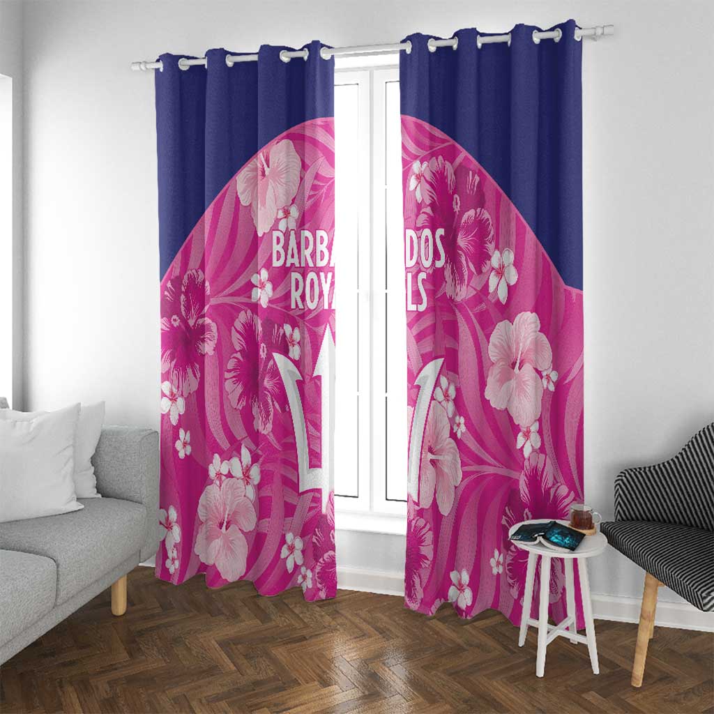Barbados Royals Cricket Window Curtain 2025 Go Tridents Tropical Style - Wonder Print Shop