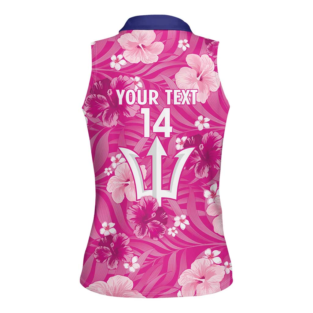 Custom Barbados Royals Cricket Women Sleeveless Polo Shirt 2025 Go Tridents Tropical Style - Wonder Print Shop