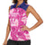 Custom Barbados Royals Cricket Women Sleeveless Polo Shirt 2025 Go Tridents Tropical Style - Wonder Print Shop