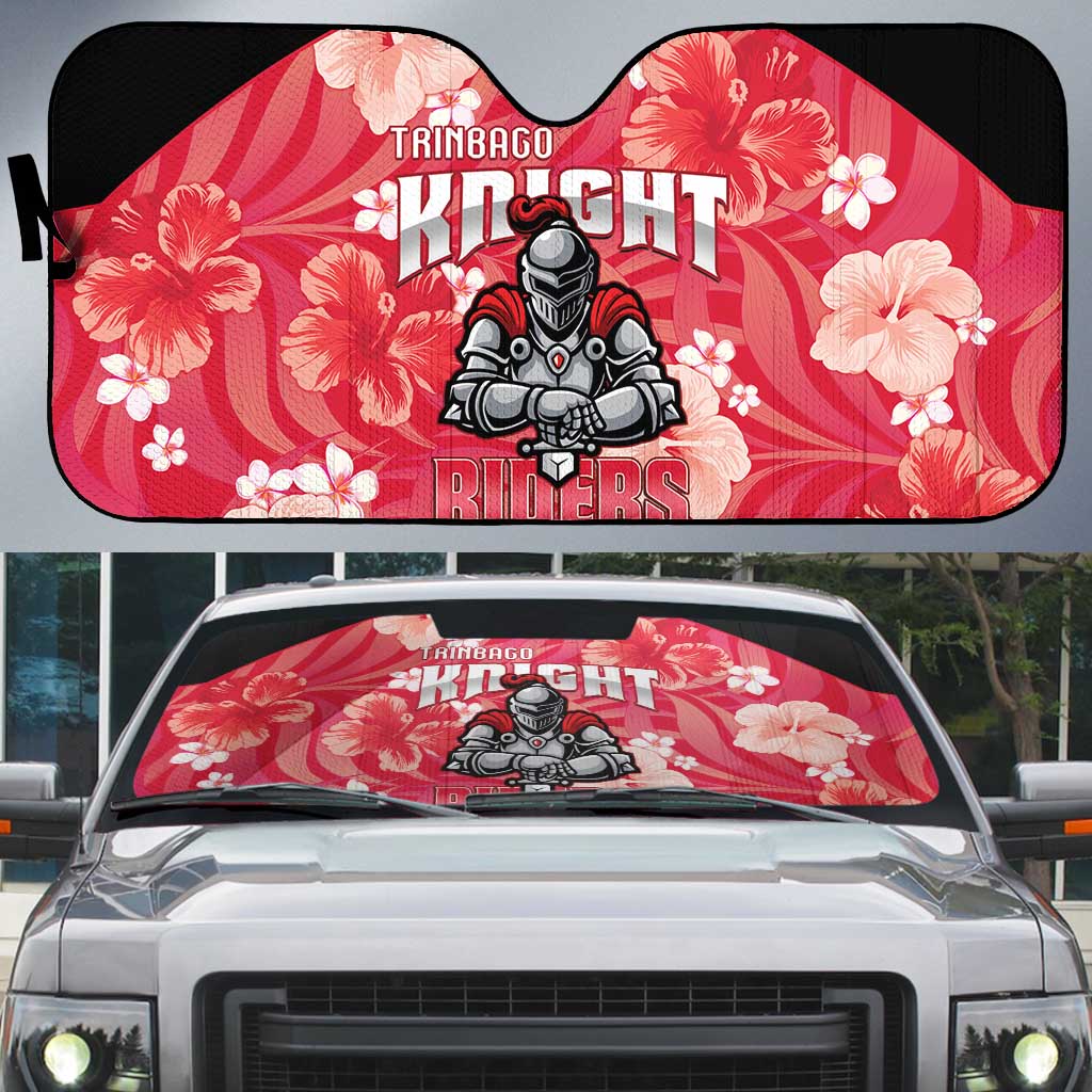 Trinidad and Tobago Cricket Auto Sun Shade 2025 Go Knight Riders Tropical Style - Wonder Print Shop