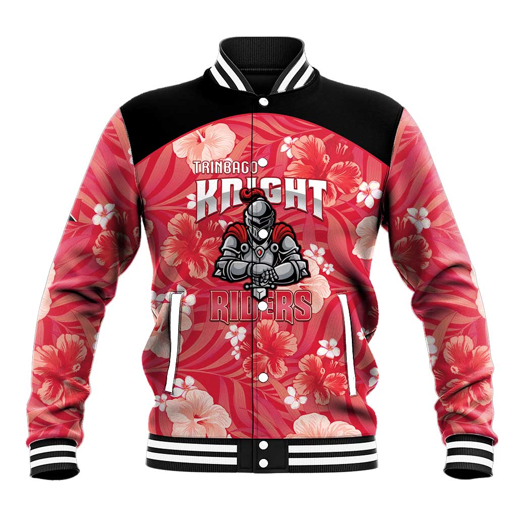 Custom Trinidad and Tobago Cricket Baseball Jacket 2025 Go Knight Riders Tropical Style - Wonder Print Shop