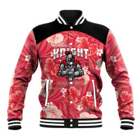 Custom Trinidad and Tobago Cricket Baseball Jacket 2025 Go Knight Riders Tropical Style - Wonder Print Shop