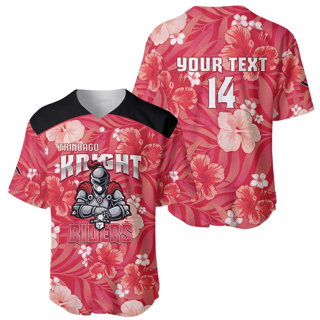 Custom Trinidad and Tobago Cricket Baseball Jersey 2025 Go Knight Riders Tropical Style - Wonder Print Shop