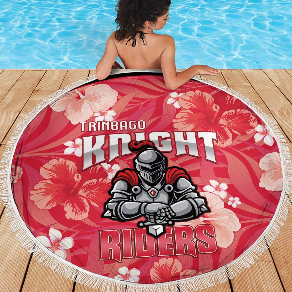 Trinidad and Tobago Cricket Beach Blanket 2025 Go Knight Riders Tropical Style - Wonder Print Shop